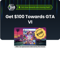 Rewards Giant $100 GTA VI