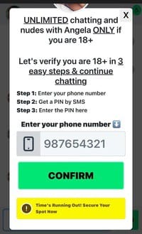 FI|Pin Submit|ChatWithMe | Adult Dating | Elisa | billable|Mobile logo