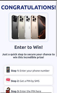 PL|Pin Submit| WiniPhone | Sweepstakes|Orange | non-billable|Mobile logo