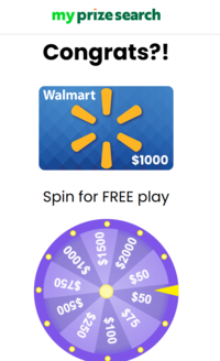 US|SOI|$1000 Walmart Gift Card|All devices logo