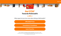 US|SOI|Rewards US Flash Poll - Dynamic - McDonalds $750 Shopping|All Devices logo