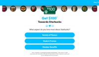 US|SOI|Flash Poll - Dynamic - Starbucks $100 Shopping|All Devices logo